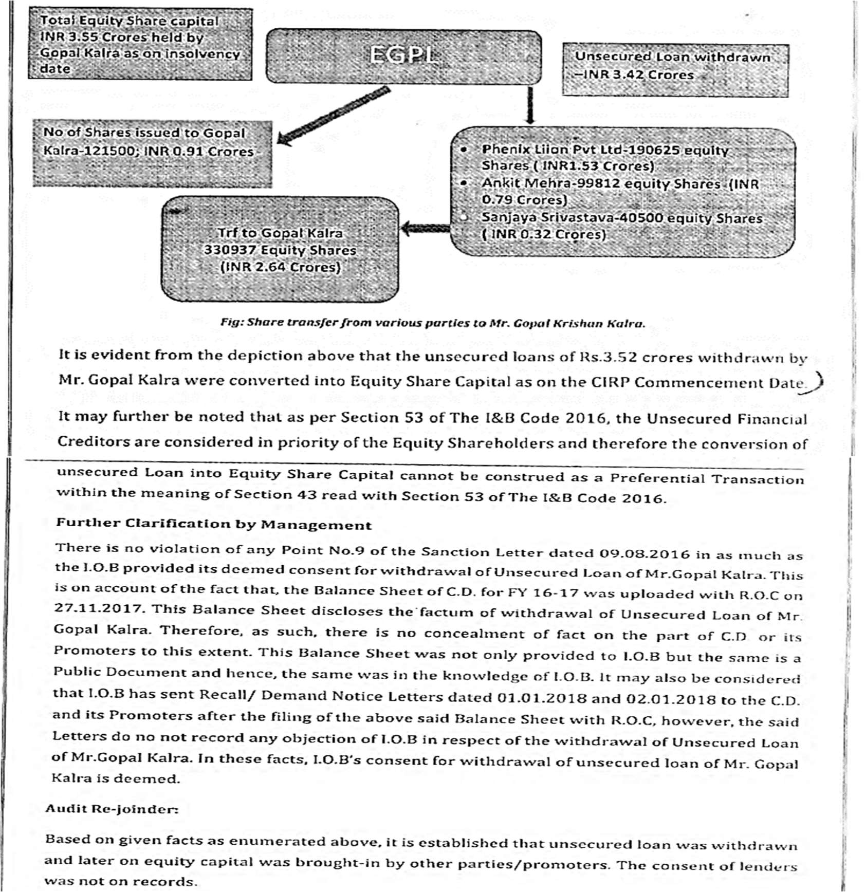 Exhibit reproduced from the original judgment