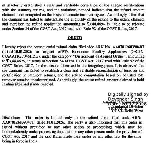 Exhibit reproduced from the original judgment