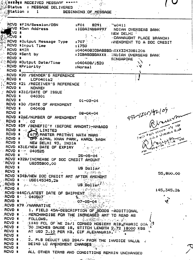 Exhibit reproduced from the original judgment