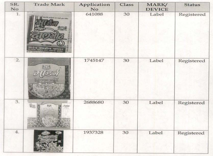 Exhibit reproduced from the original judgment
