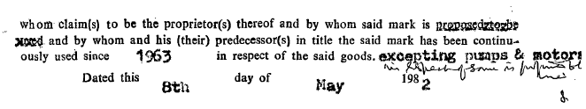 Exhibit reproduced from the original judgment