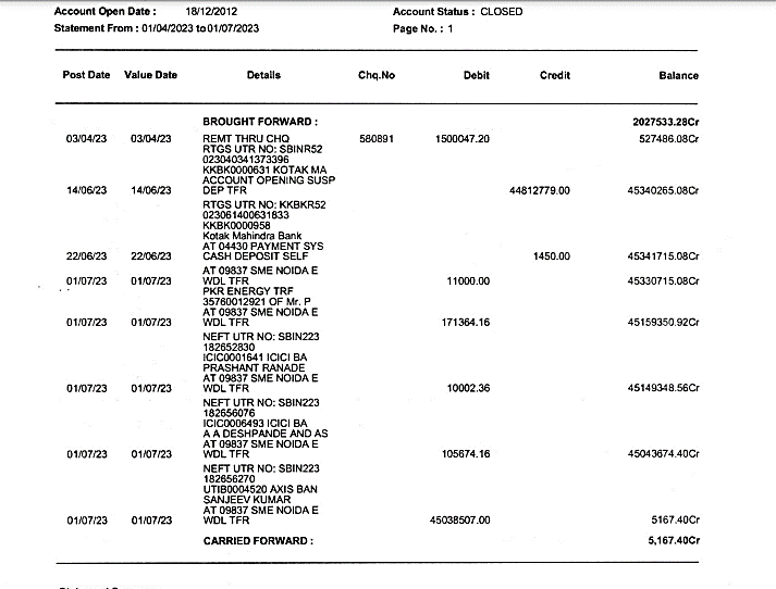 Exhibit reproduced from the original judgment