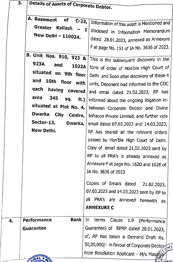 Exhibit reproduced from the original judgment