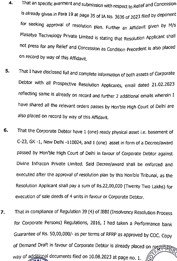 Exhibit reproduced from the original judgment