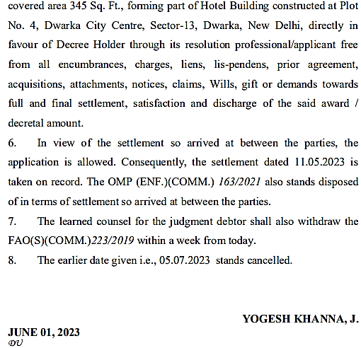 Exhibit reproduced from the original judgment