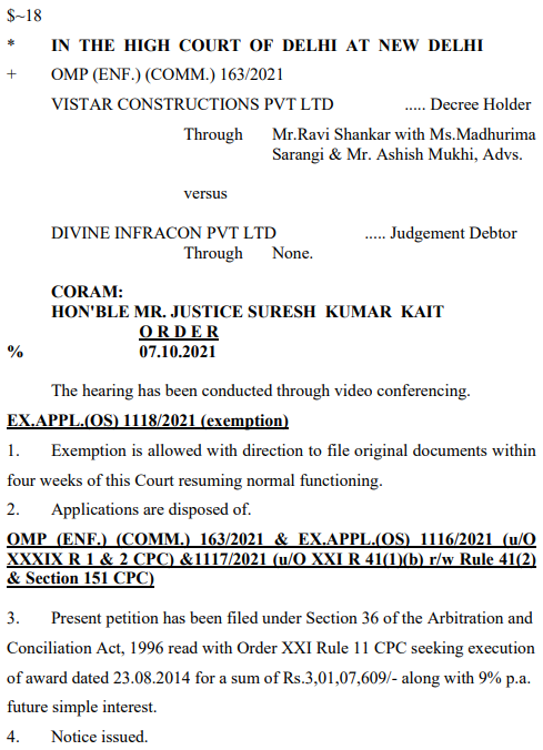 Exhibit reproduced from the original judgment