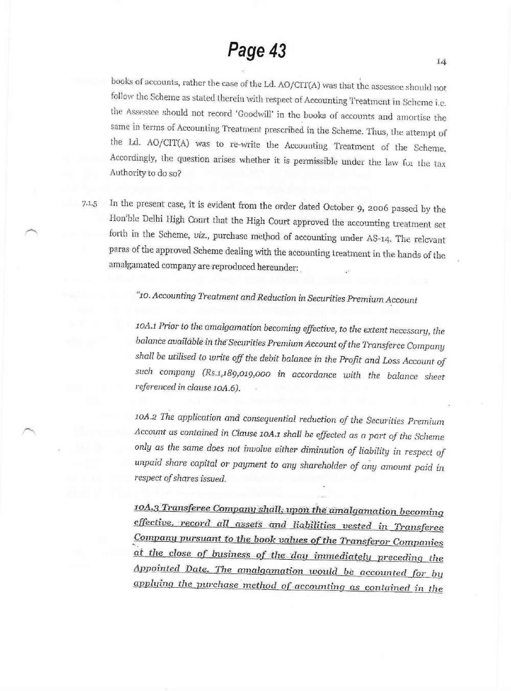 Exhibit reproduced from the original judgment
