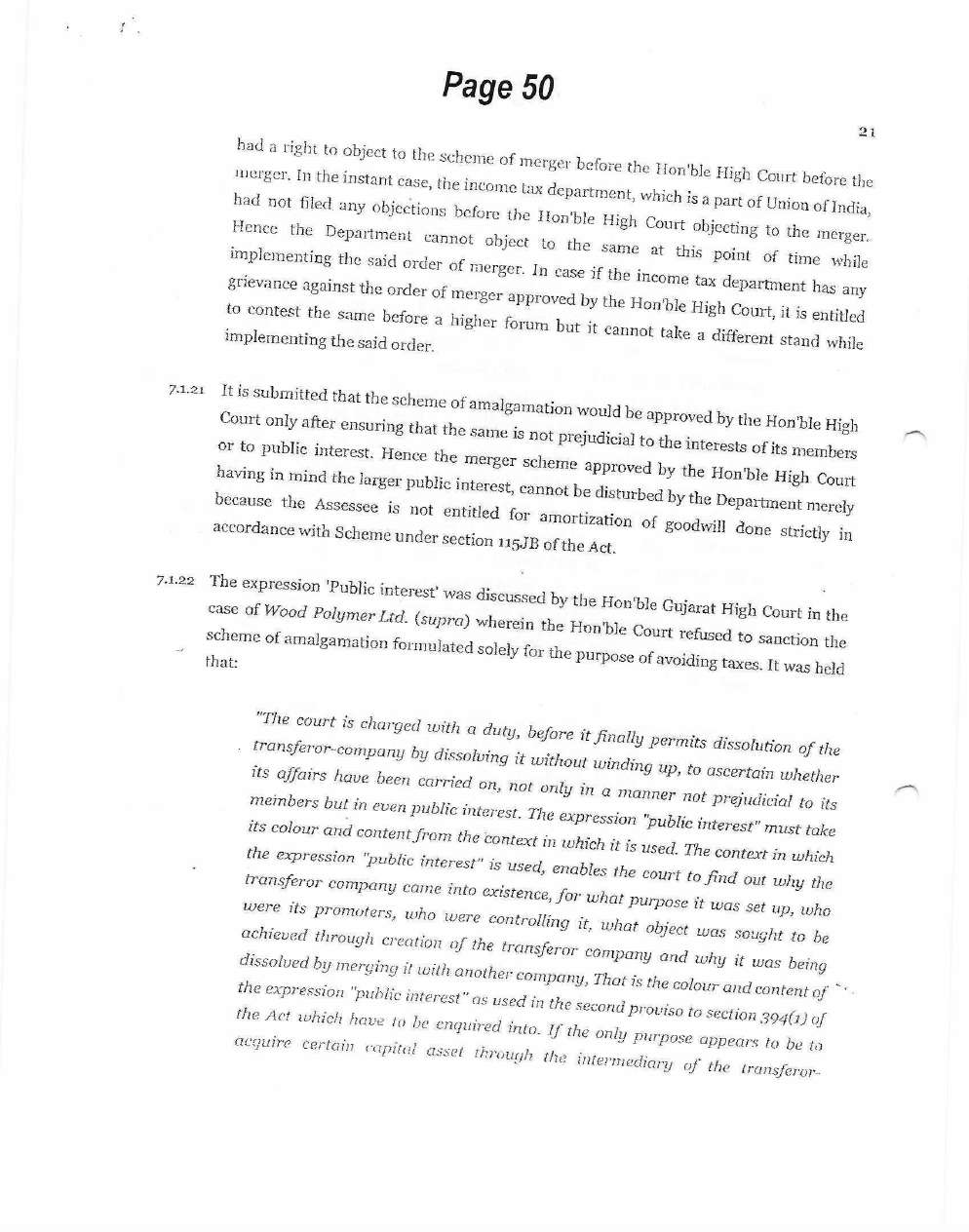 Exhibit reproduced from the original judgment