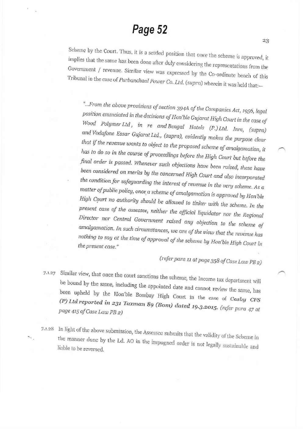 Exhibit reproduced from the original judgment