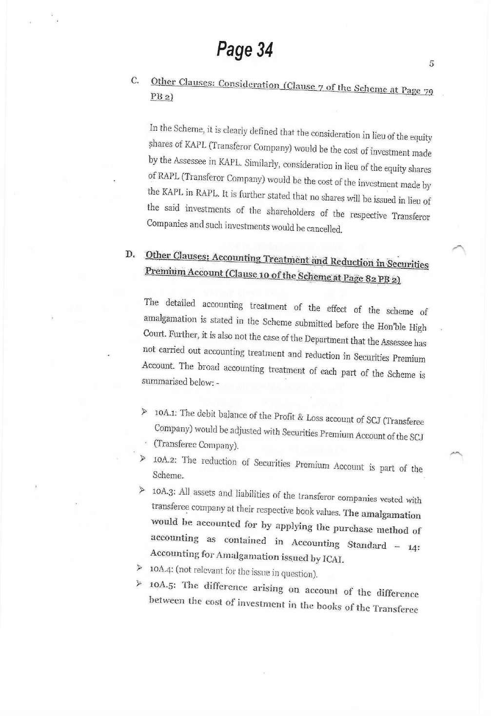 Exhibit reproduced from the original judgment