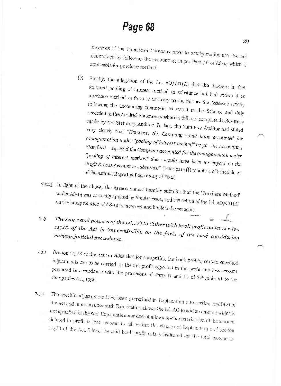 Exhibit reproduced from the original judgment