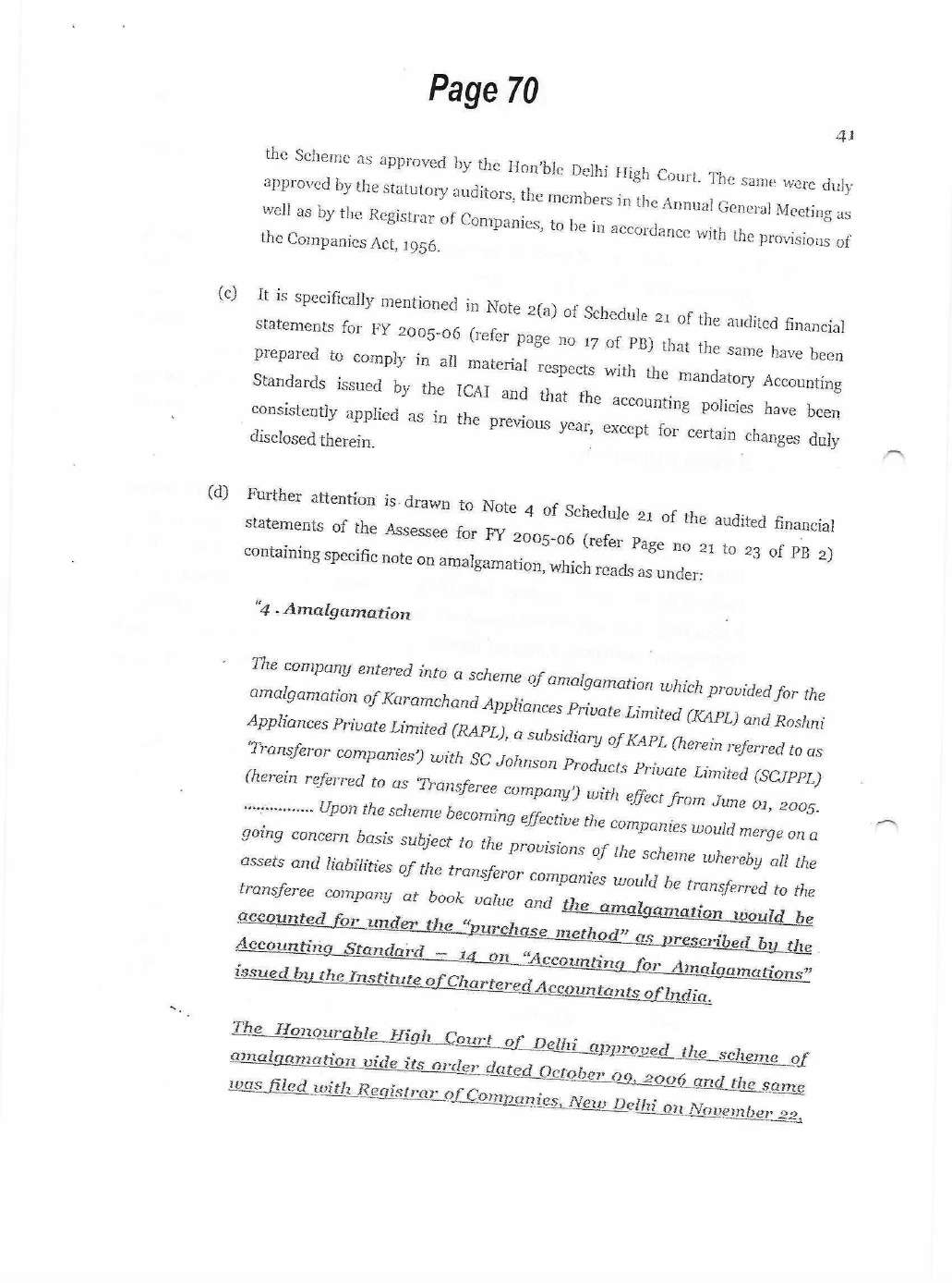 Exhibit reproduced from the original judgment