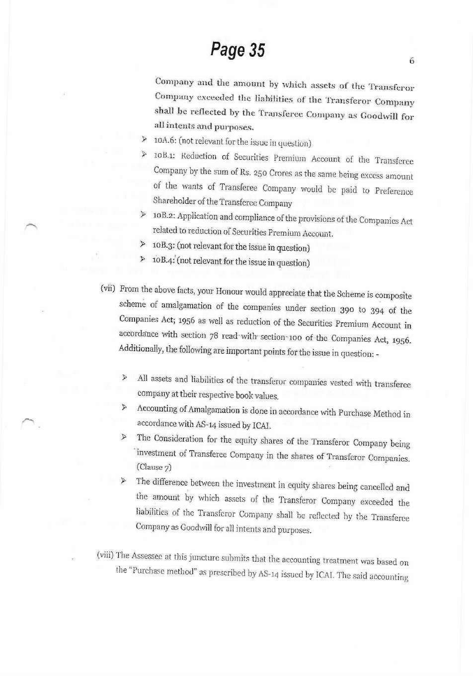 Exhibit reproduced from the original judgment