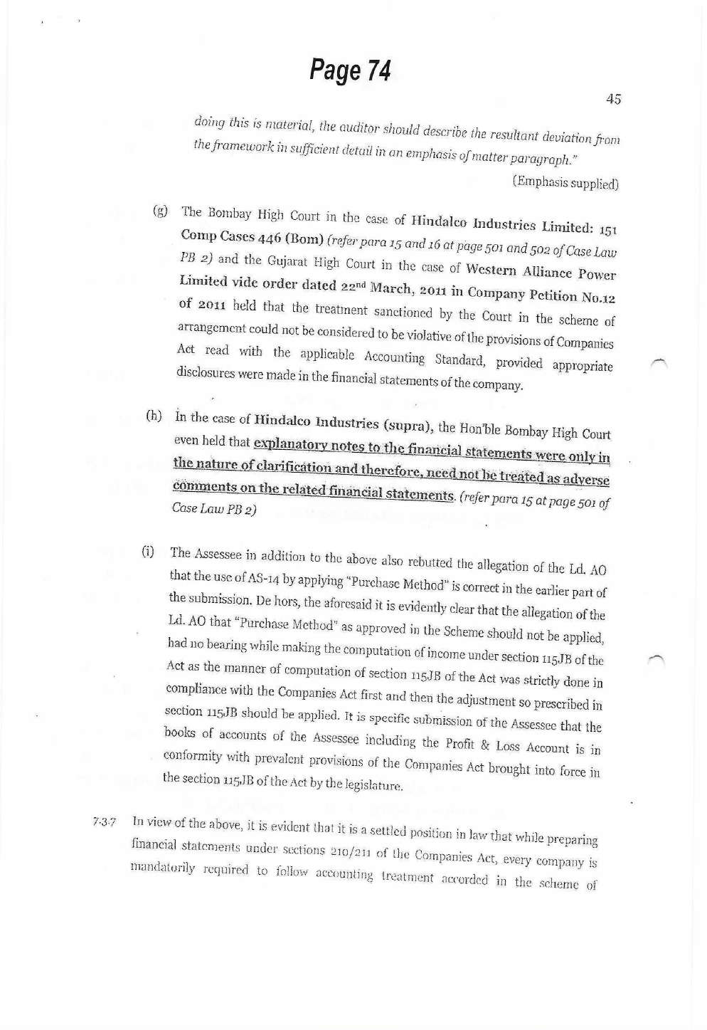 Exhibit reproduced from the original judgment