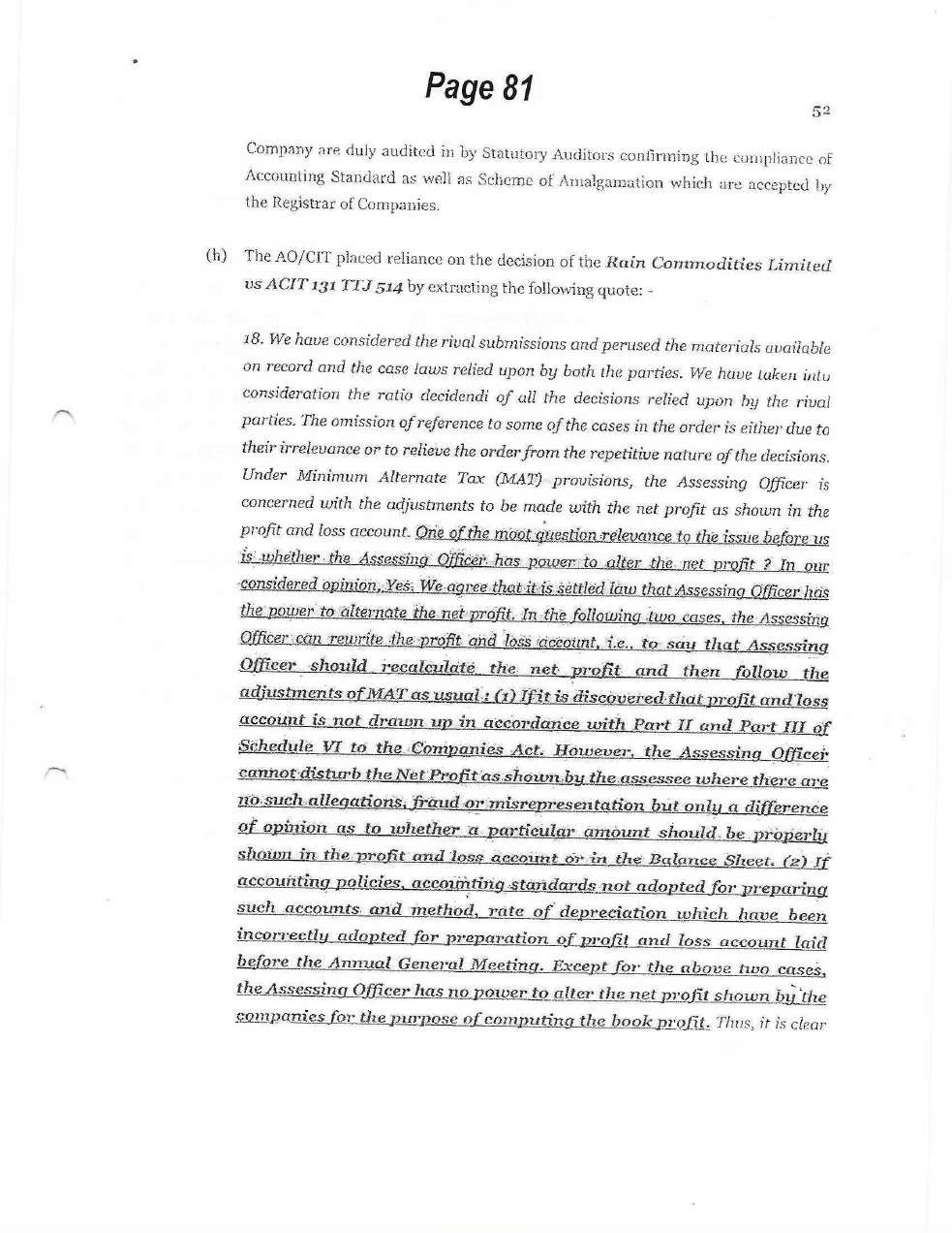 Exhibit reproduced from the original judgment