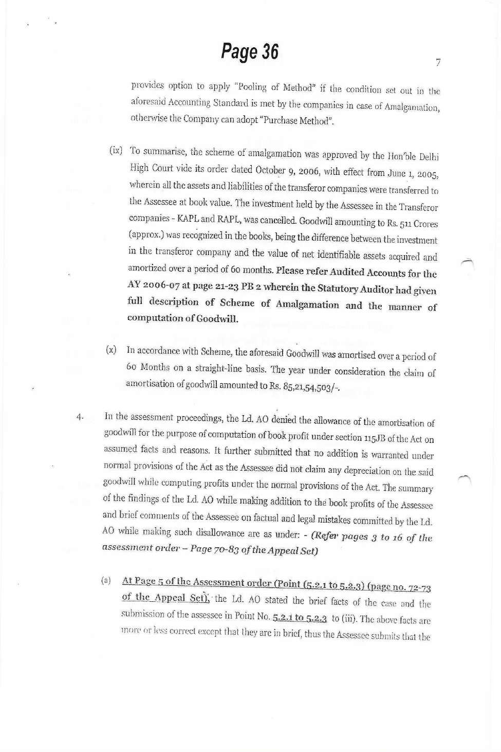 Exhibit reproduced from the original judgment