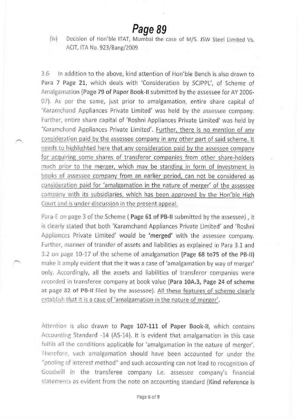 Exhibit reproduced from the original judgment
