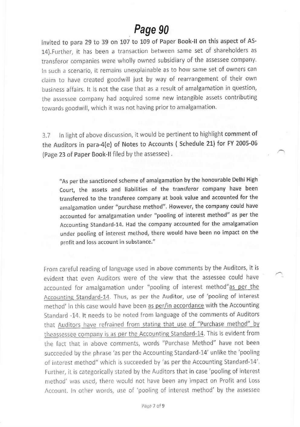 Exhibit reproduced from the original judgment