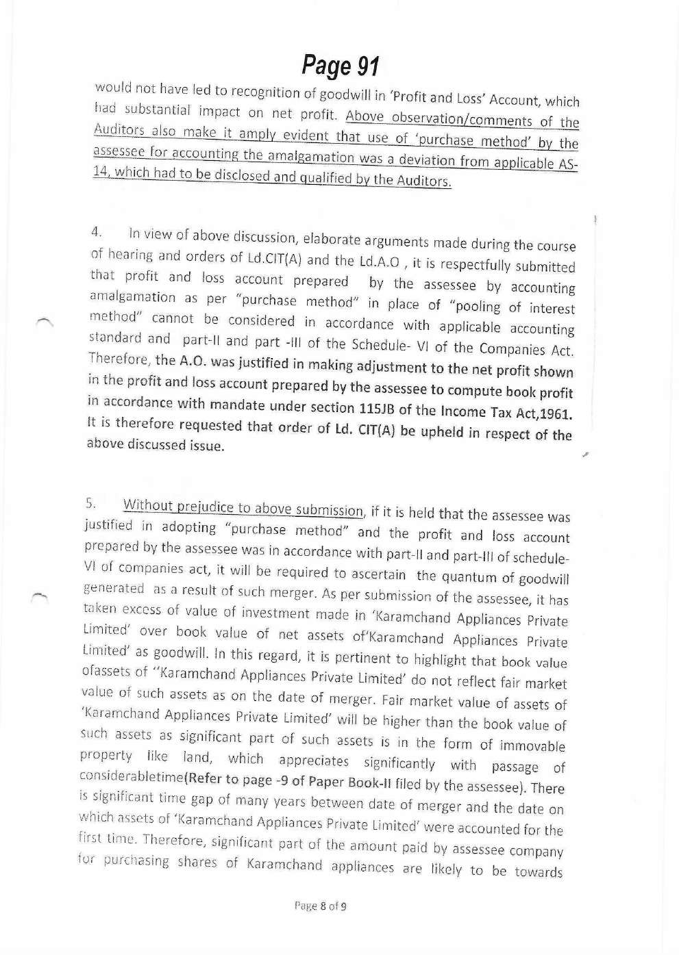 Exhibit reproduced from the original judgment