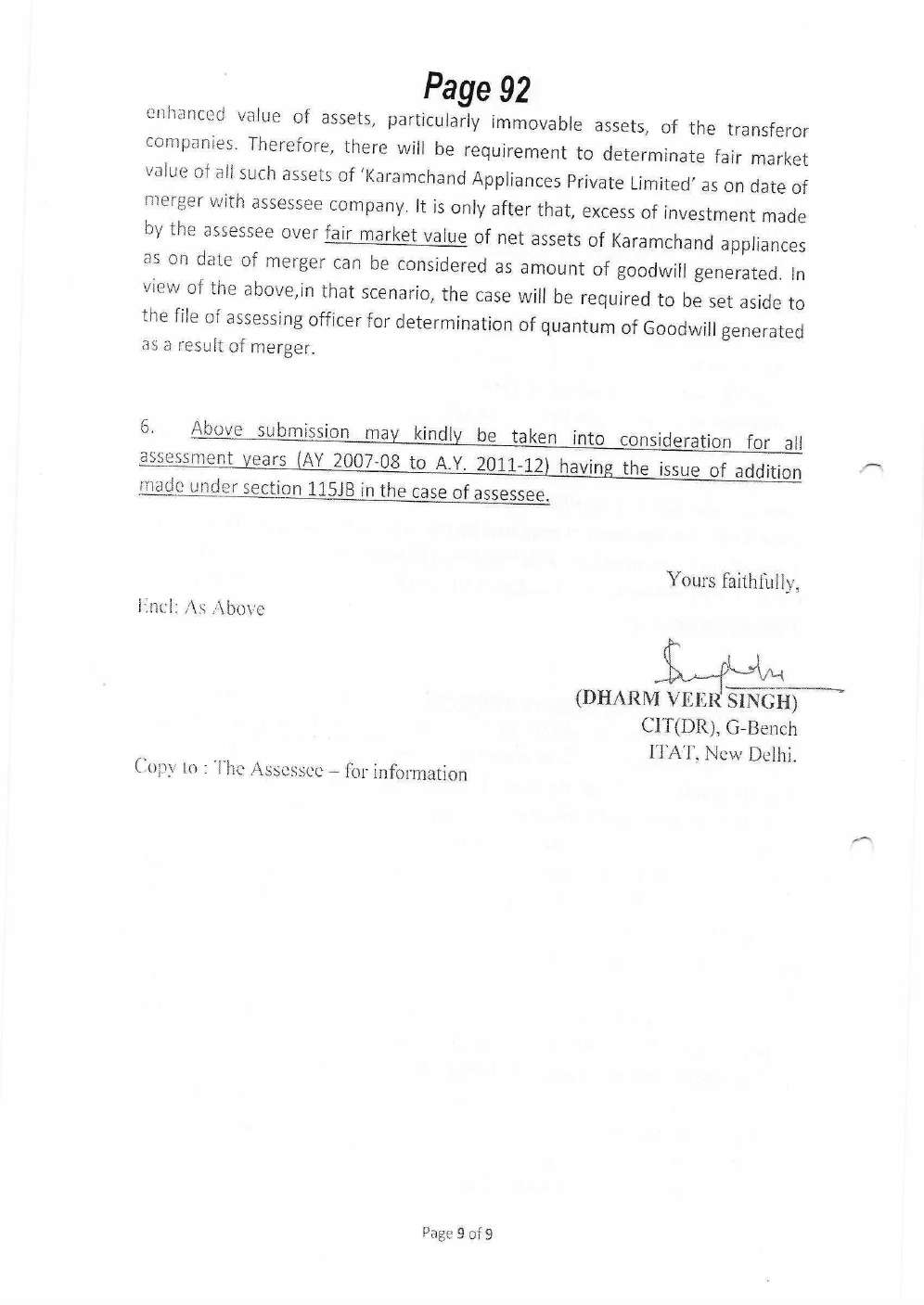 Exhibit reproduced from the original judgment
