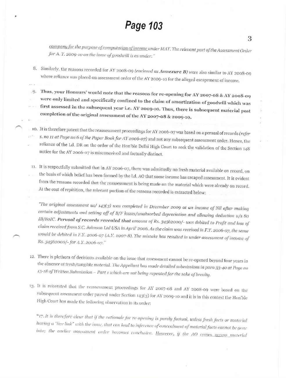 Exhibit reproduced from the original judgment