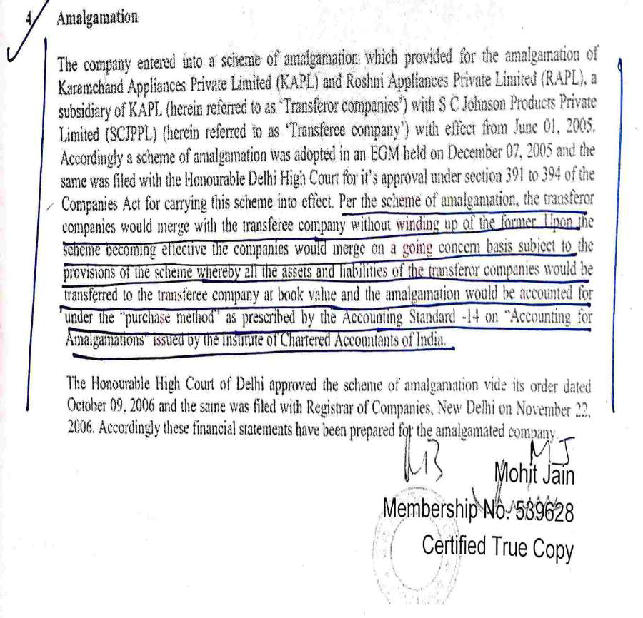 Exhibit reproduced from the original judgment