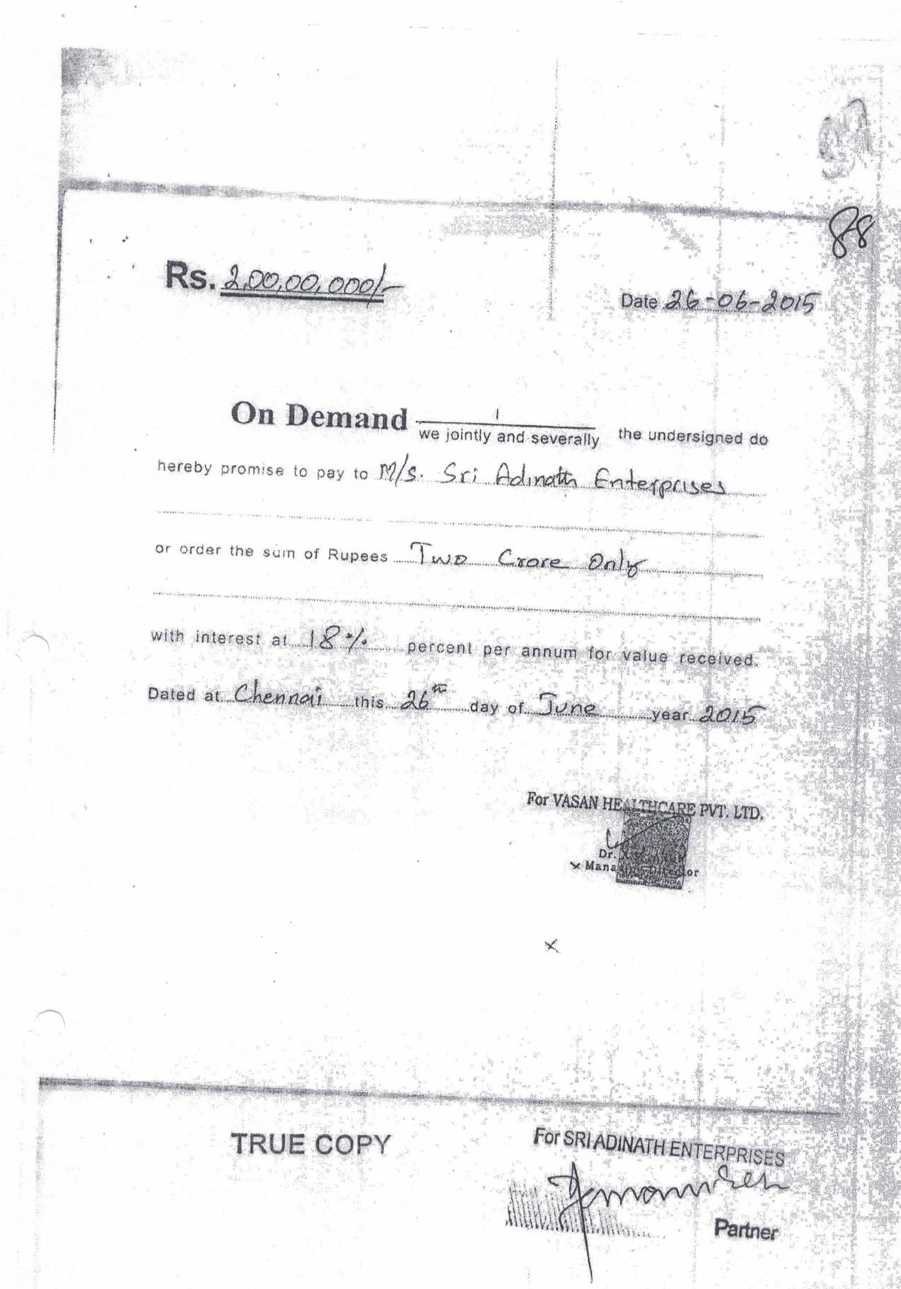 Exhibit reproduced from the original judgment