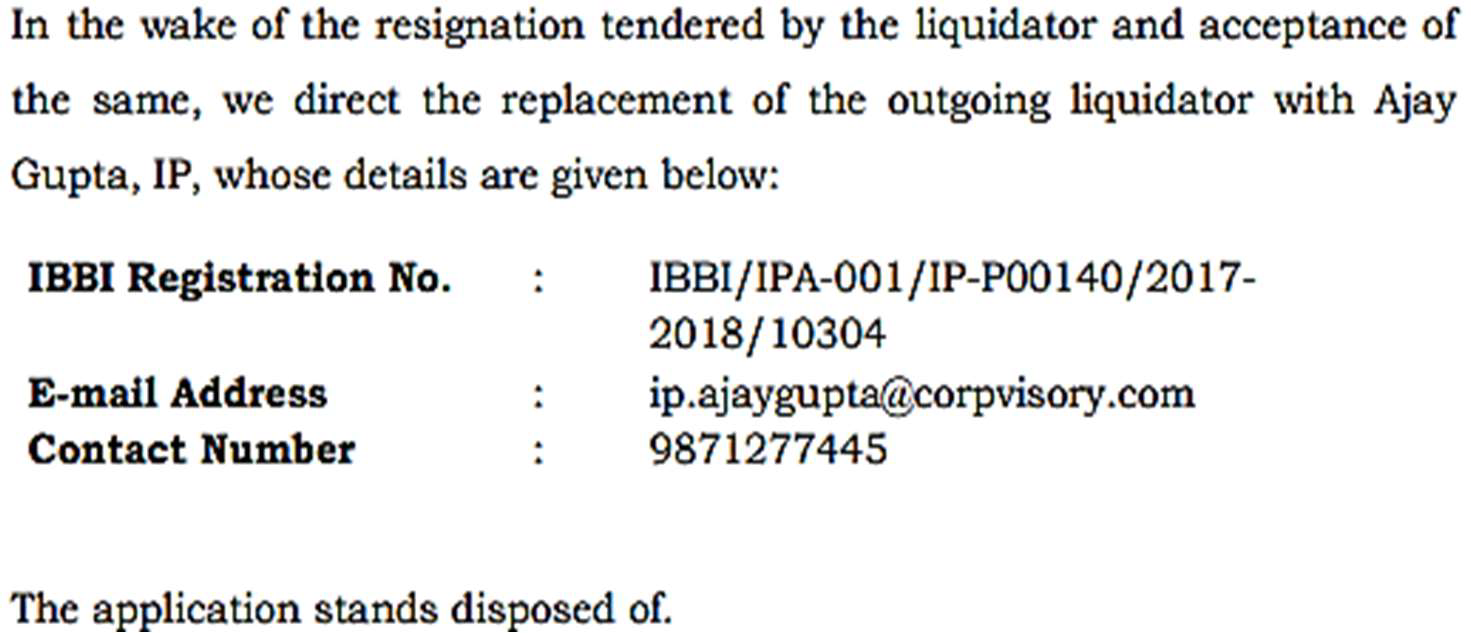 Exhibit reproduced from the original judgment