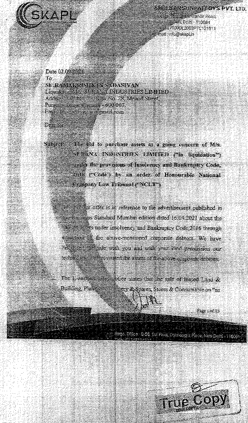 Exhibit reproduced from the original judgment