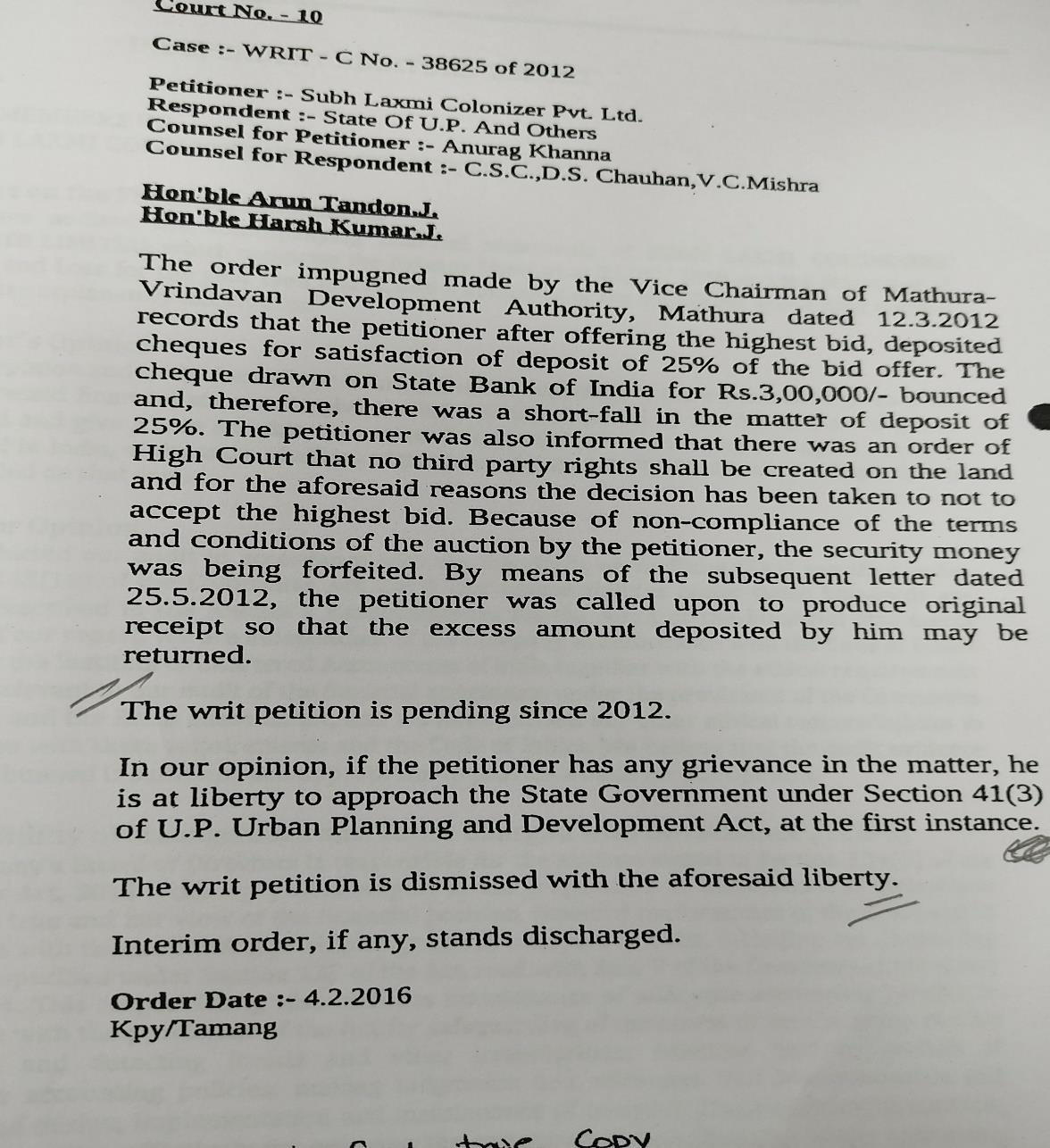 Exhibit reproduced from the original judgment