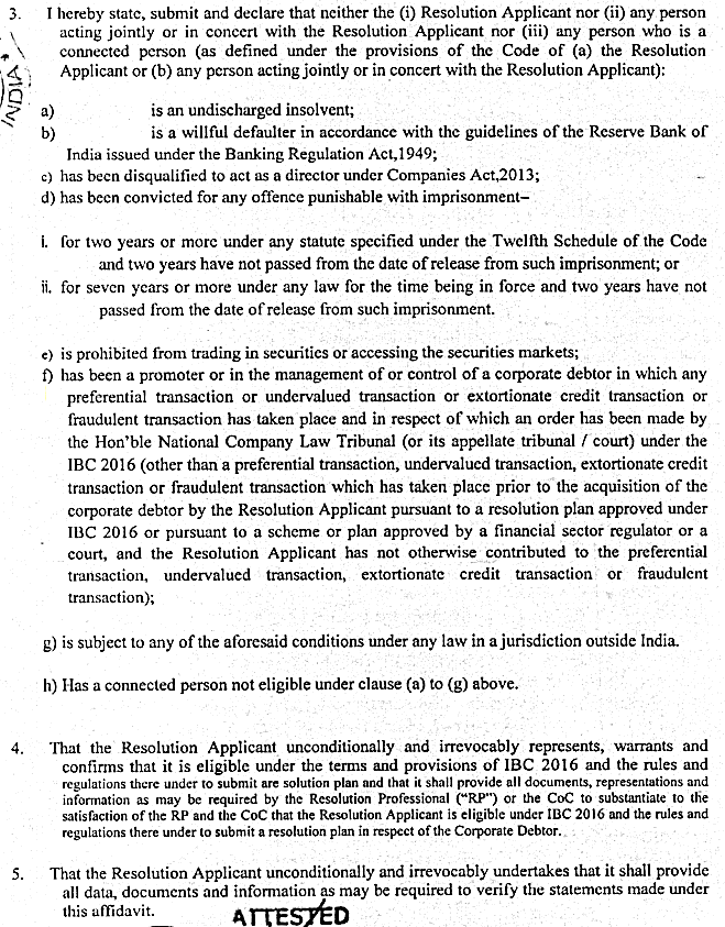 Exhibit reproduced from the original judgment