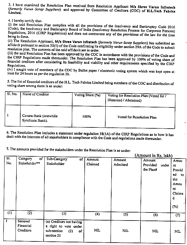 Exhibit reproduced from the original judgment