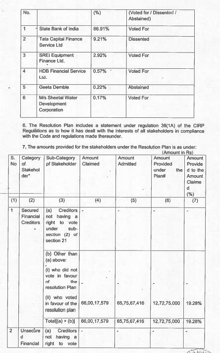 Exhibit reproduced from the original judgment