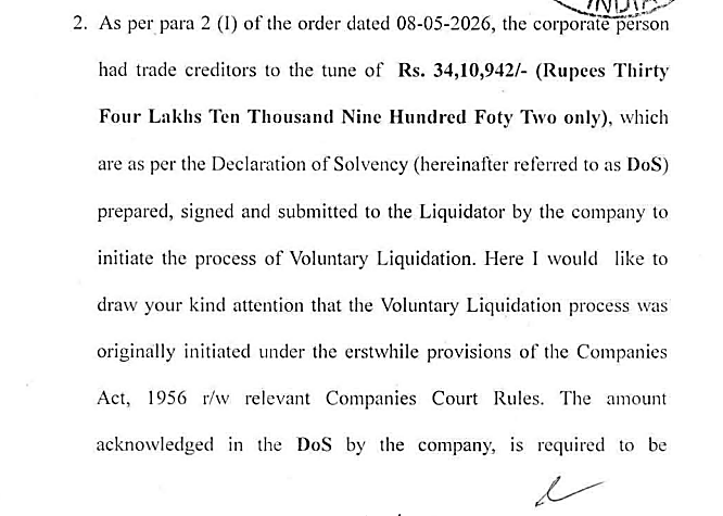 Exhibit reproduced from the original judgment