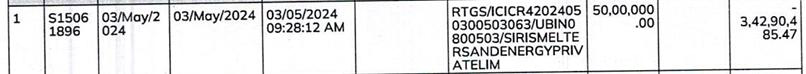 Exhibit reproduced from the original judgment