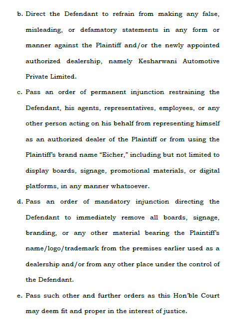 Exhibit reproduced from the original judgment
