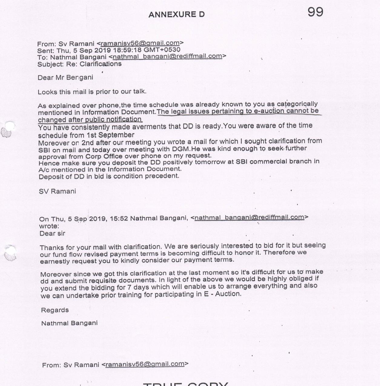Exhibit reproduced from the original judgment