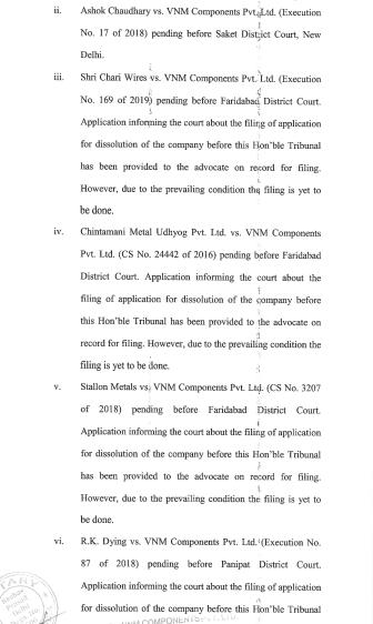 Exhibit reproduced from the original judgment