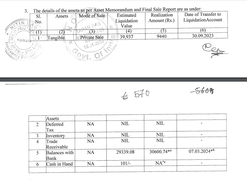 Exhibit reproduced from the original judgment