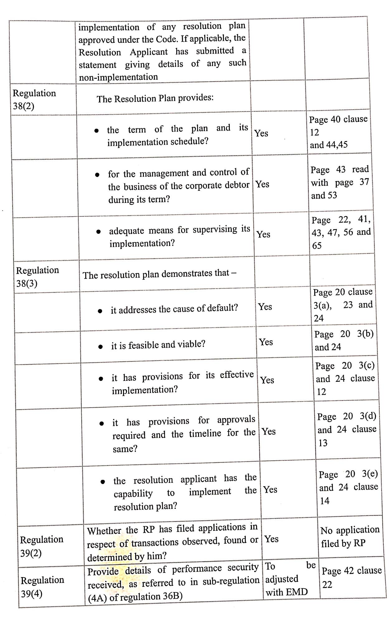 Exhibit reproduced from the original judgment