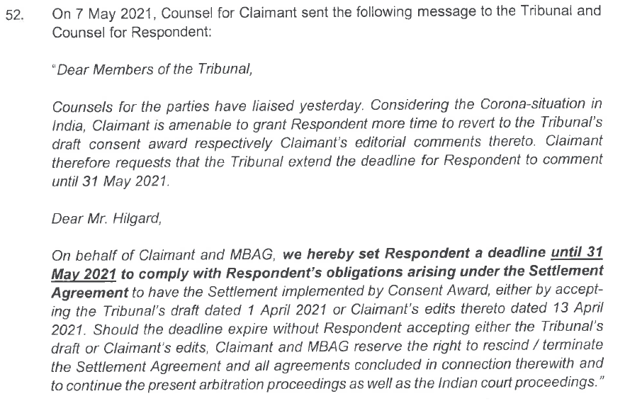 Exhibit reproduced from the original judgment