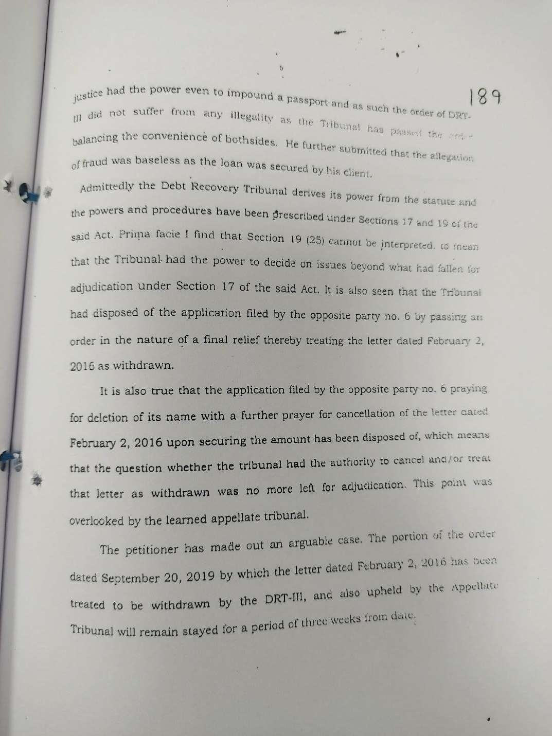 Exhibit reproduced from the original judgment