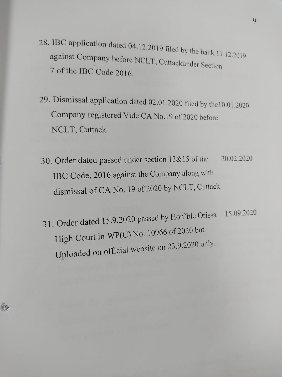 Exhibit reproduced from the original judgment