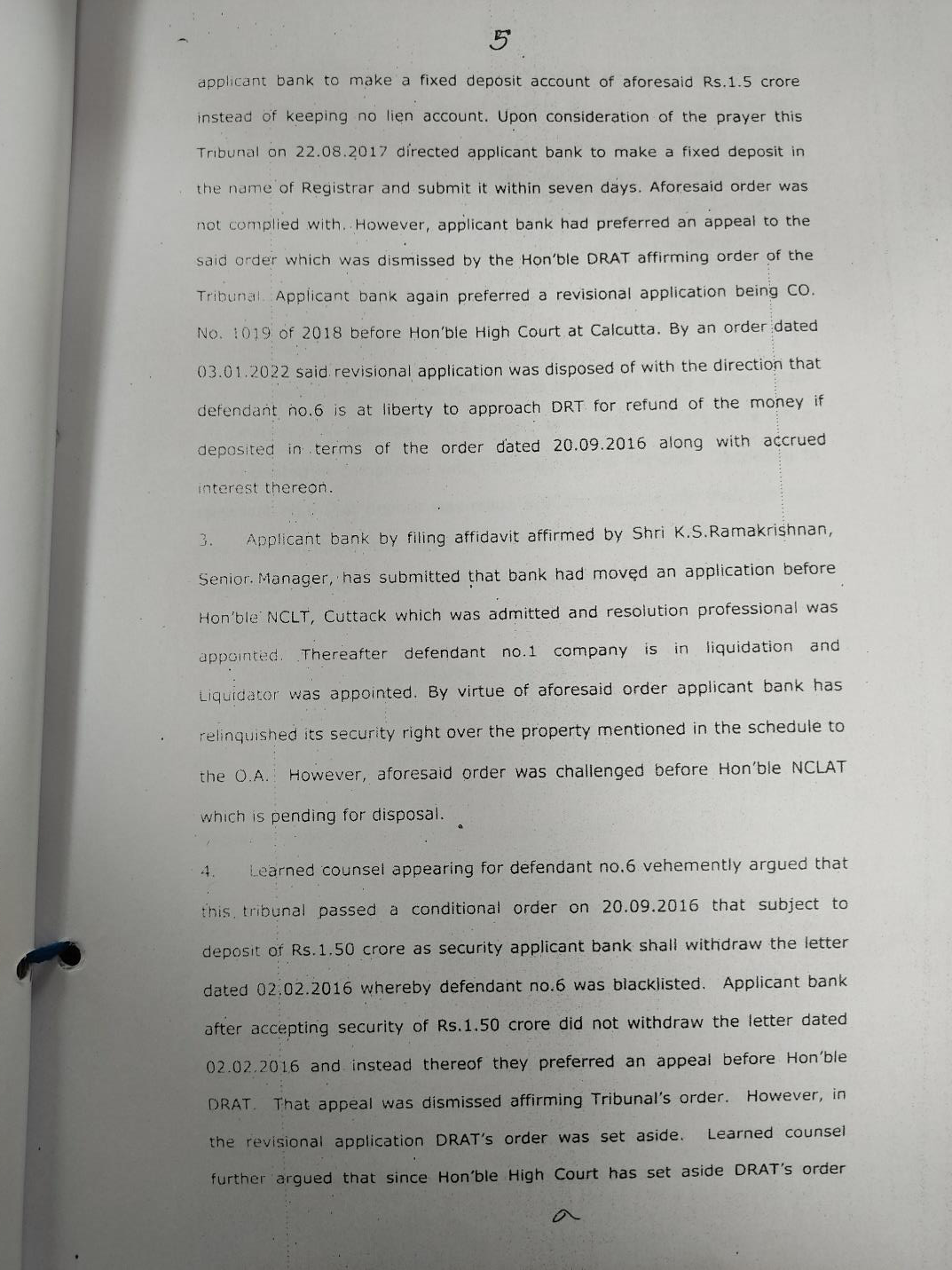 Exhibit reproduced from the original judgment