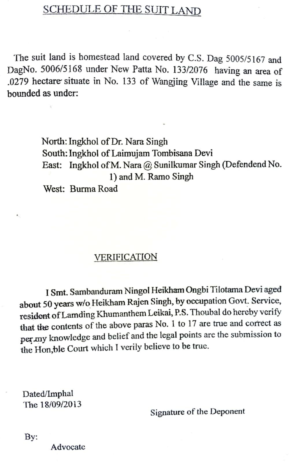 Exhibit reproduced from the original judgment