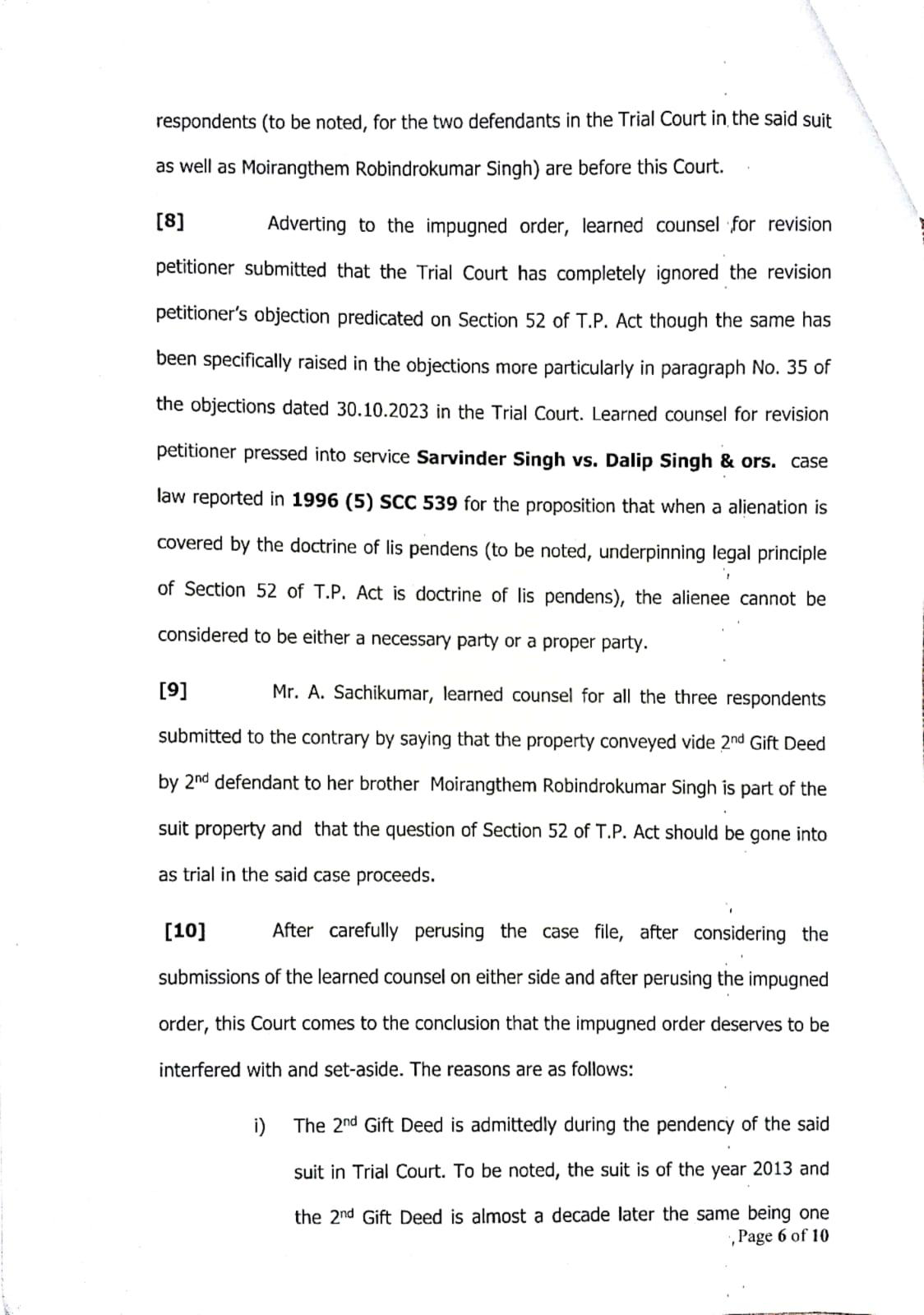 Exhibit reproduced from the original judgment