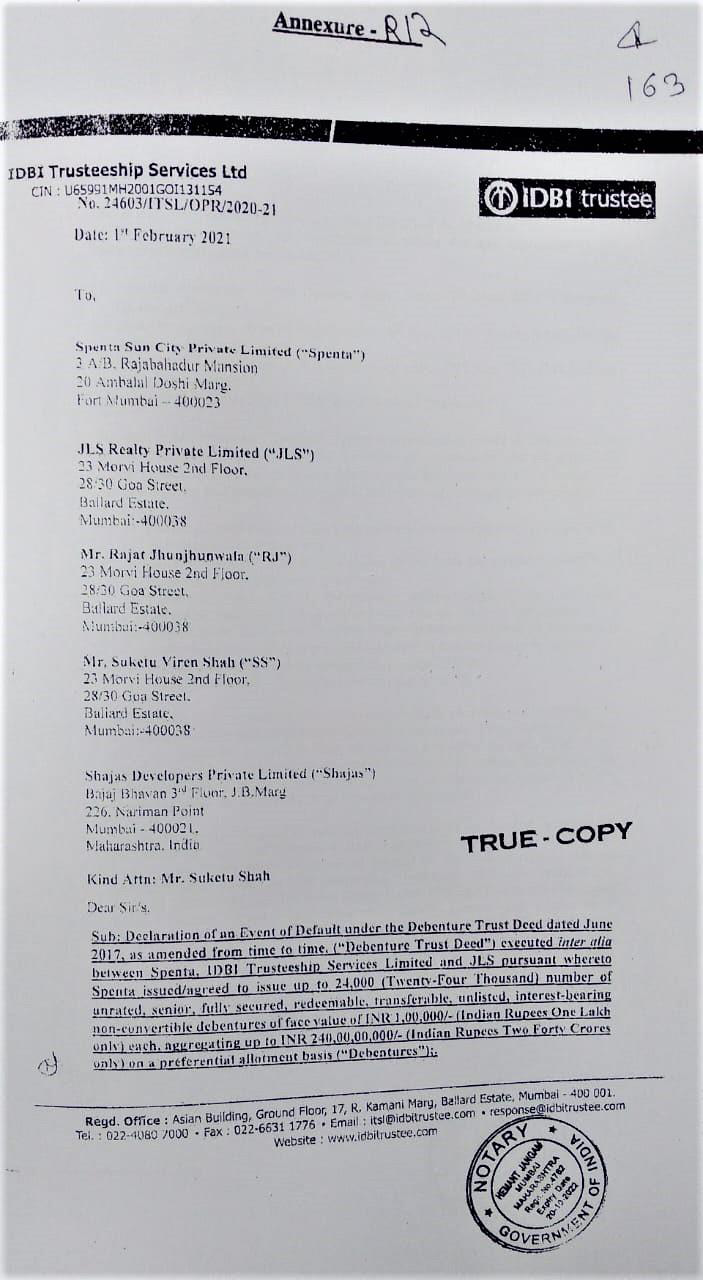 Exhibit reproduced from the original judgment