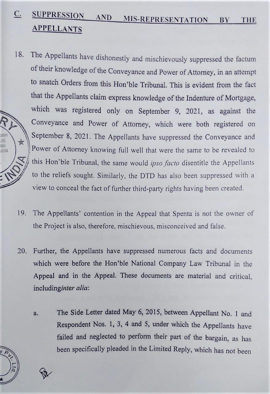 Exhibit reproduced from the original judgment