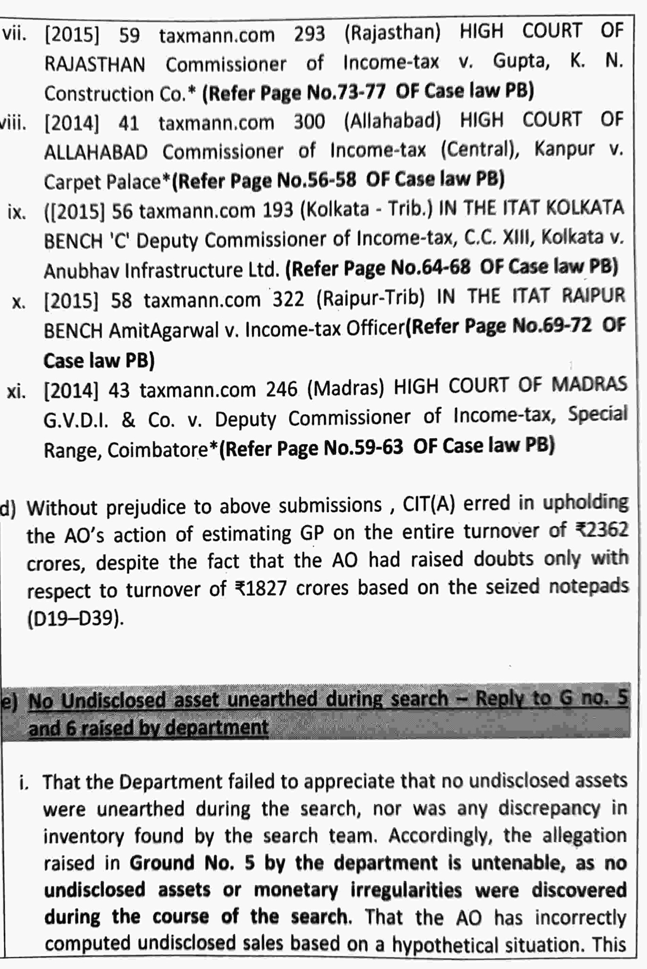 Exhibit reproduced from the original judgment