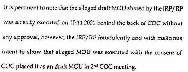 Exhibit reproduced from the original judgment